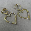 ZARCILLOS ELEGANTE DOBE DE CORAZON