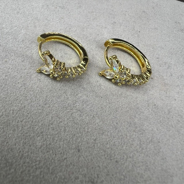 ARGOLLAS PEQUEÑAS CON MARIPOSA