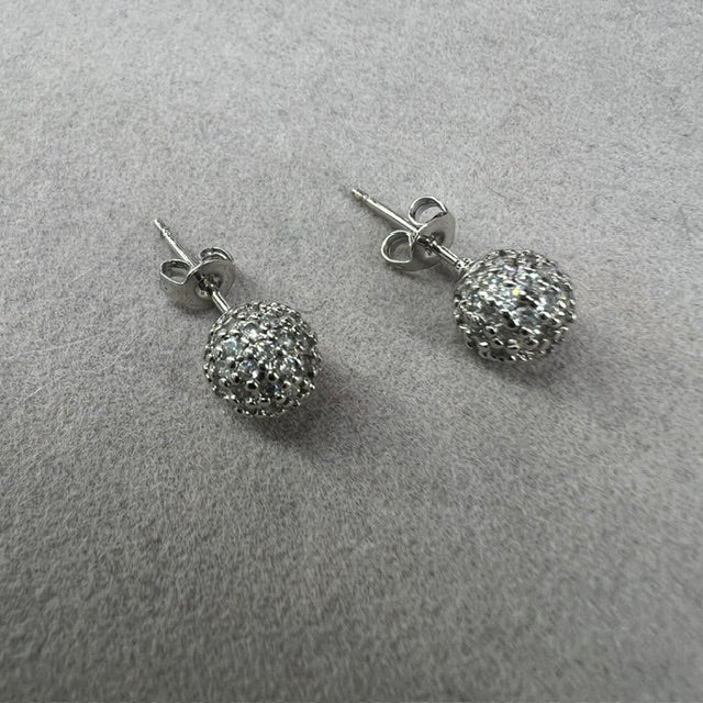 ZARCILLOS TOPITOS PLATEADOS